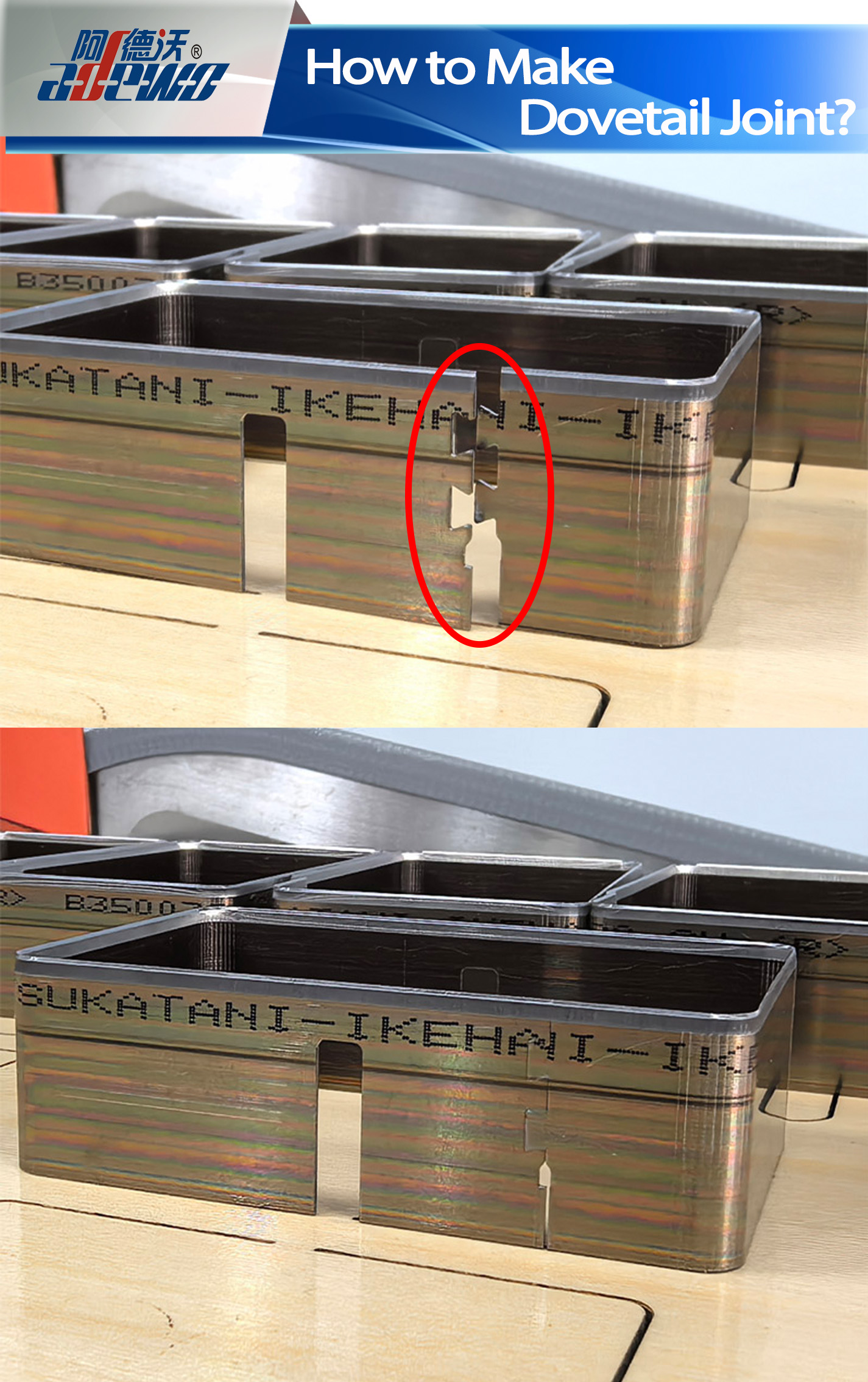 Làm thế nào để tạo ra liên kết Dovetail?