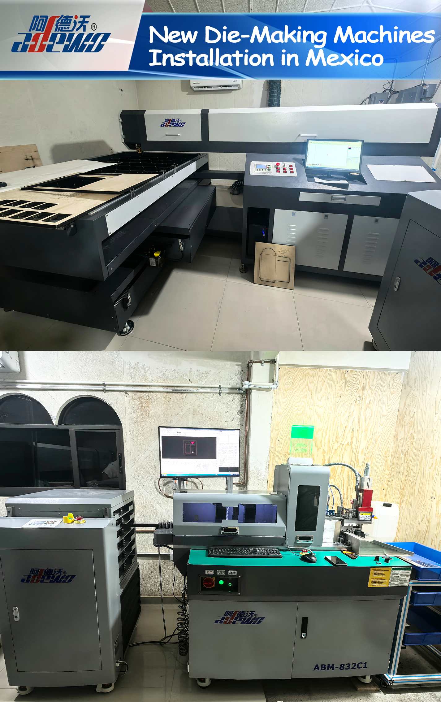 Lắp đặt máy làm khuôn mới ở Mexico