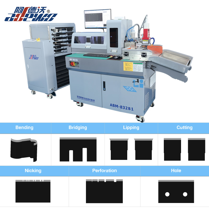 Hộp đóng gói Quy tắc thép tự động máy Bender